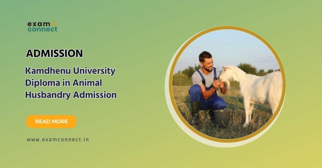 Kamdhenu University Diploma in Animal Husbandry