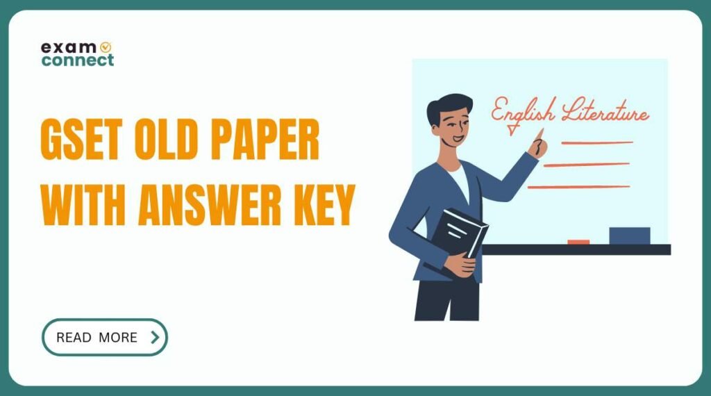 GSET Old Paper With Answer key