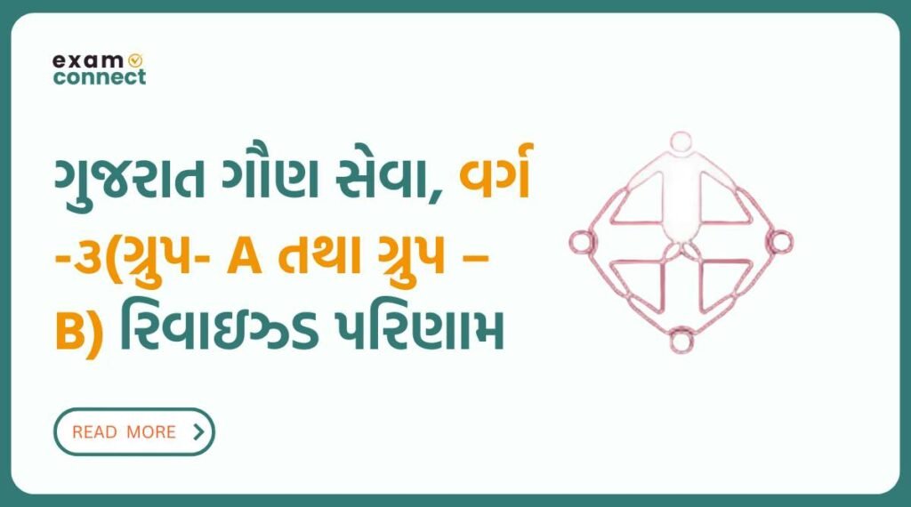 GSSSB Group-A and B Revised Result