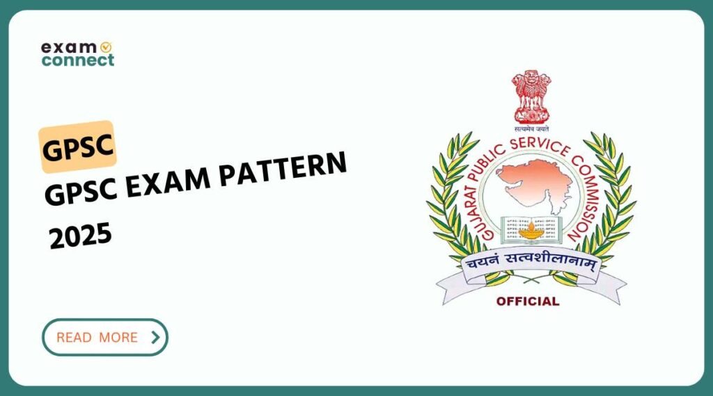 GPSC Exam Pattern 2025