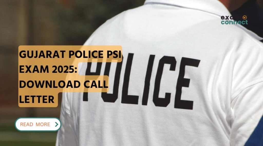 Gujarat Police PSI Exam 2025