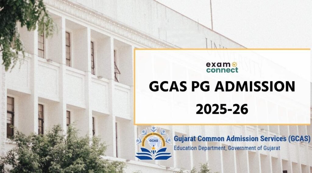 GCAS PG Admission 2025-26