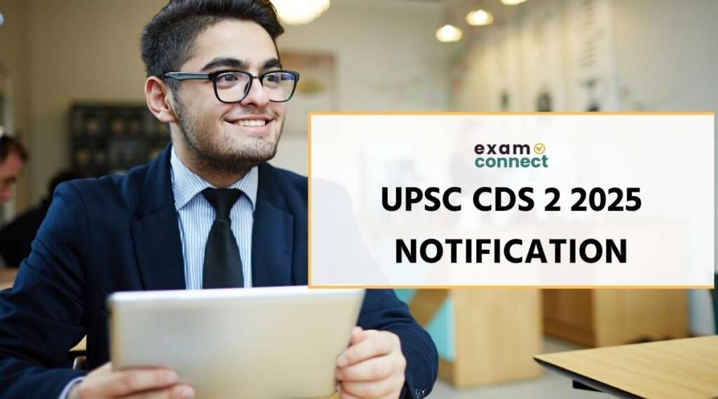 UPSC CDS 2 2025 notification