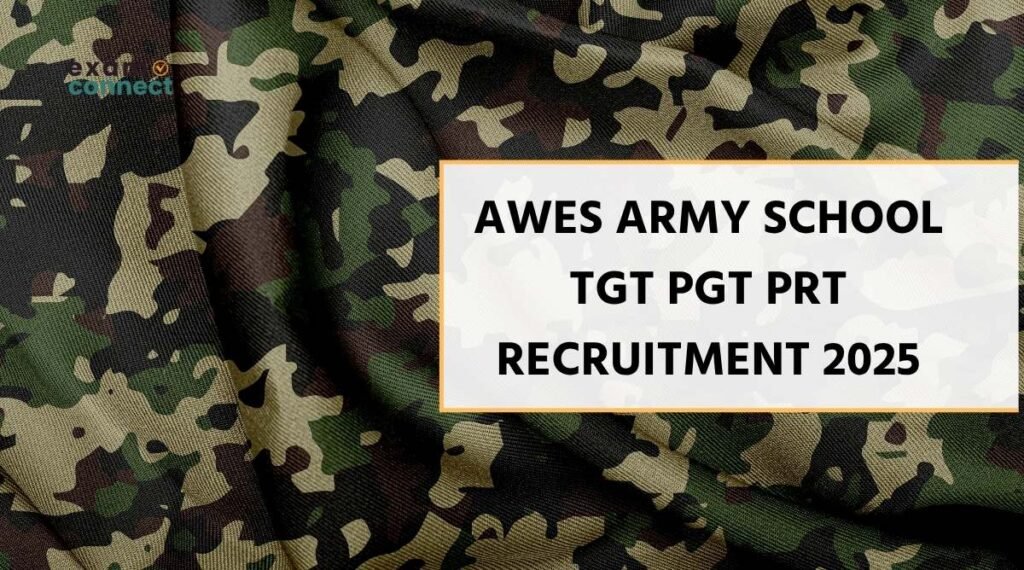 AWES Army School TGT PGT PRT Recruitment 2025