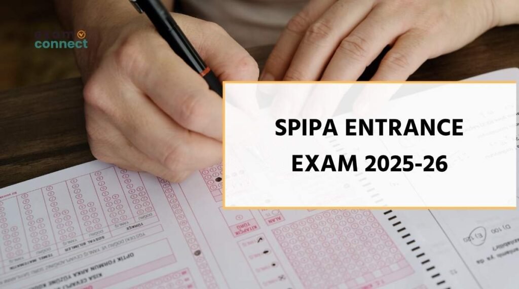 SPIPA Entrance Exam 2025-26