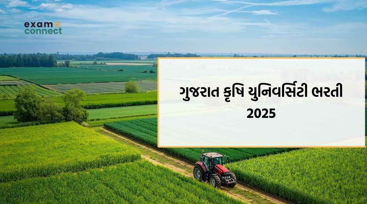Gujarat Agricultural Universities Recruitment 2025