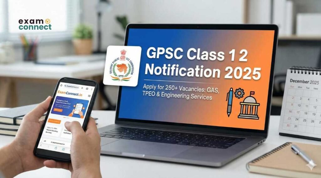 GPSC Class 1 2 Notification 2025