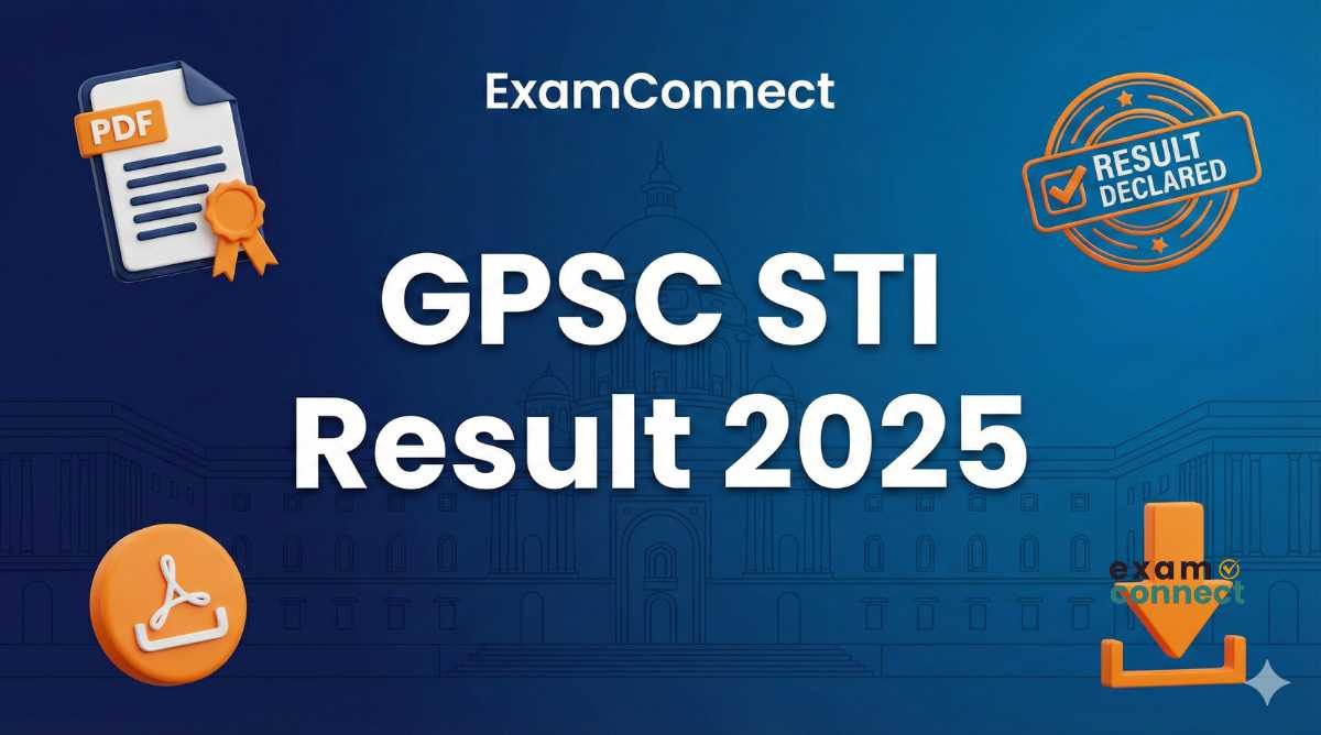 GPSC STI Result 2025