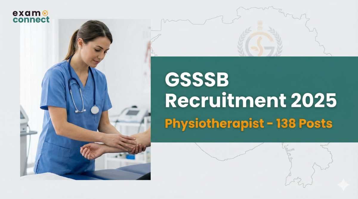 GSSSB Physiotherapist Recruitment 2025