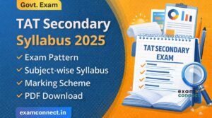 TAT Secondary Syllabus PDF Download