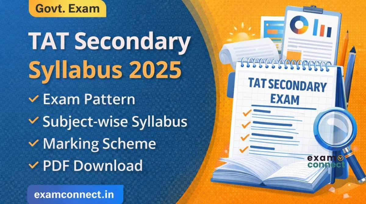 TAT Secondary Syllabus PDF Download