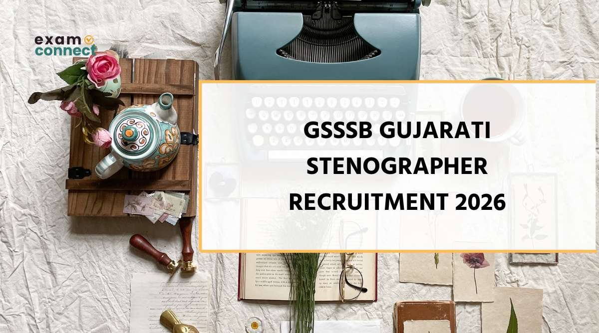 GSSSB Gujarati Stenographer Recruitment 2026