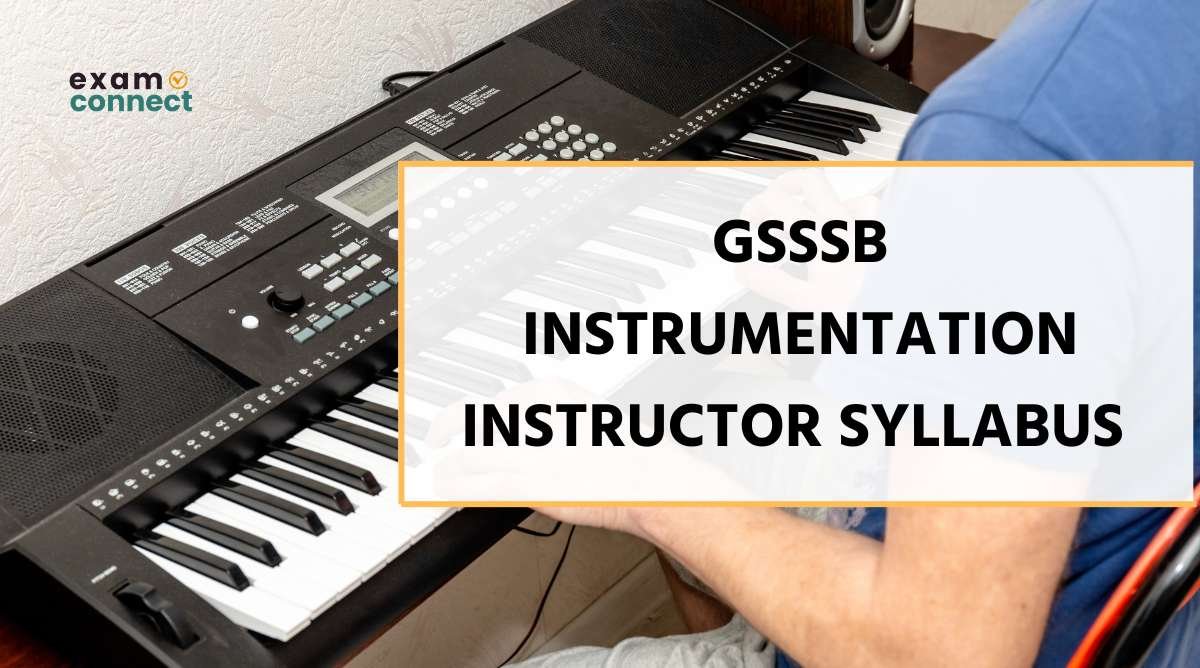 GSSSB Instrumentation Instructor Syllabus