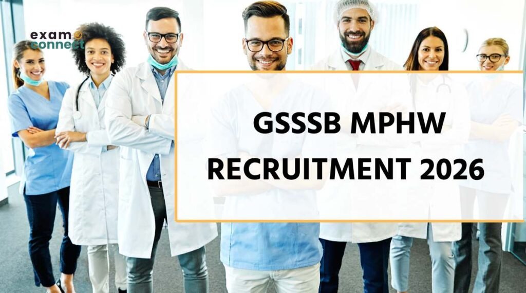 GSSSB MPHW Recruitment 2026
