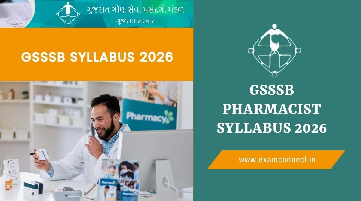 GSSSB Pharmacist Syllabus 2026