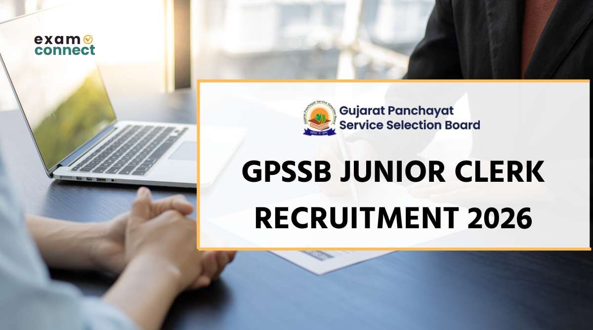 GPSSB Junior Clerk Recruitment 2026
