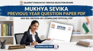 Mukhya Sevika Previous Year Question Paper