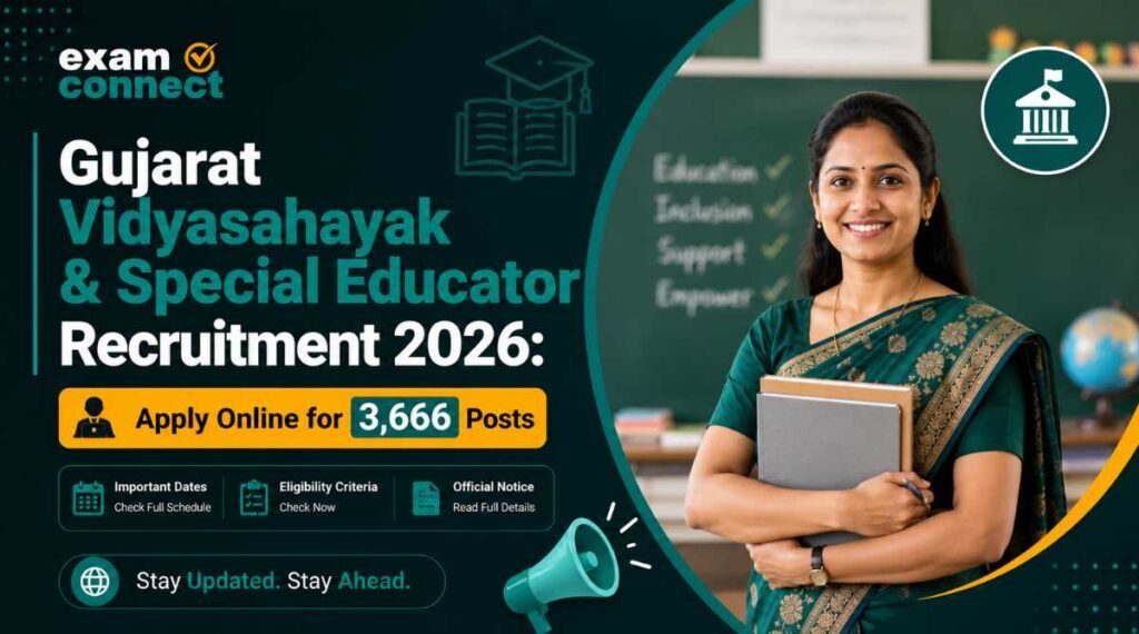 Gujarat Vidyasahayak Bharti 2026