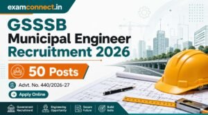 GSSSB Municipal Engineer Recruitment 2026